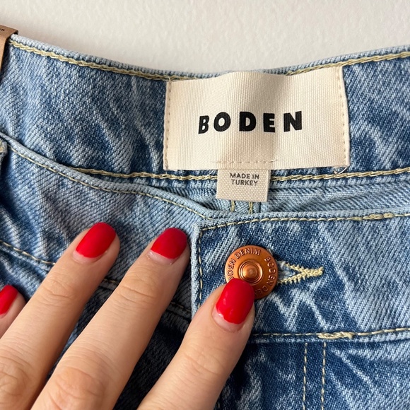 Boden High Rise Straight Jeans Light Vintage W31 L32 - Picture 9 of 13